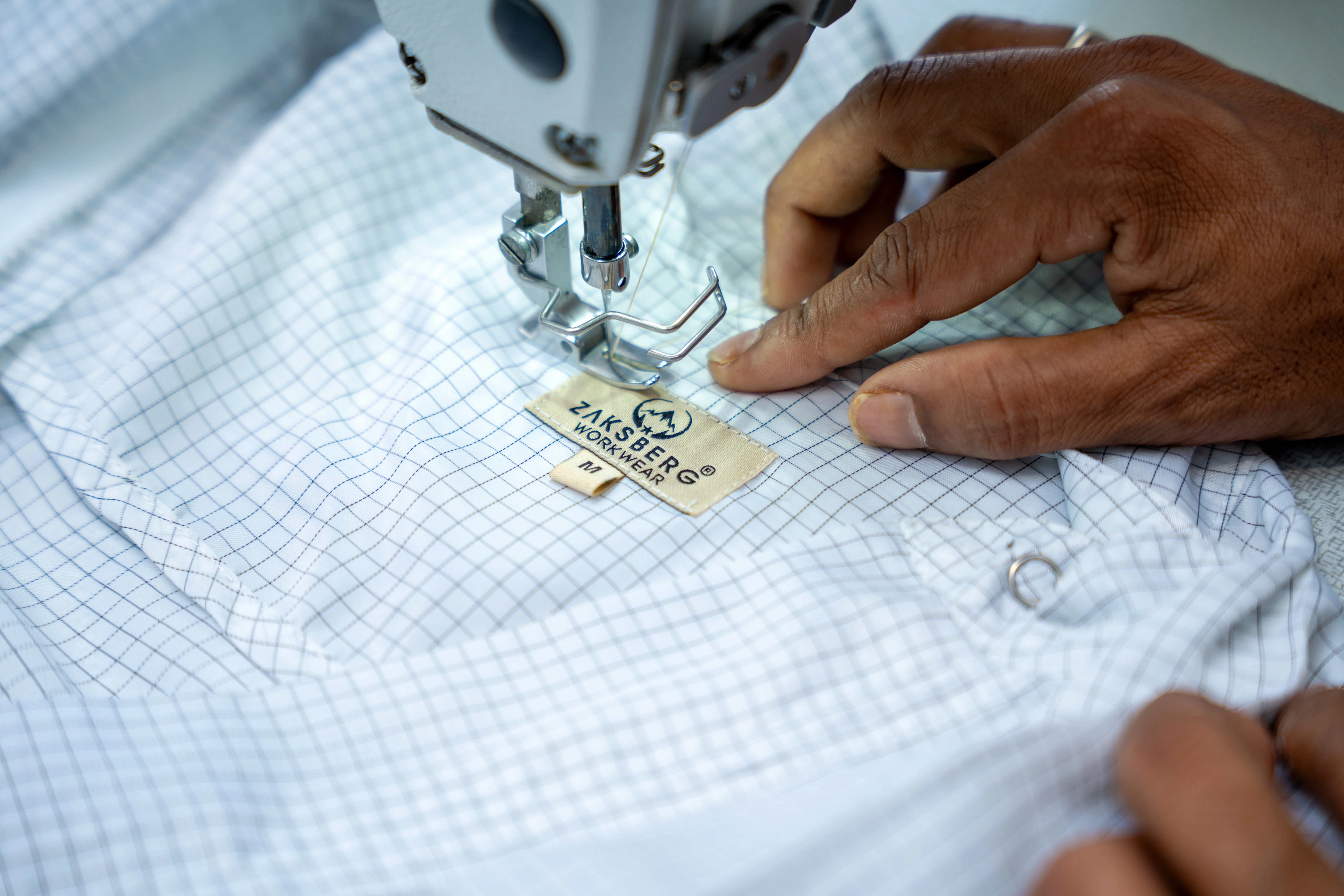 Zaksberg apparel quality and garment detail